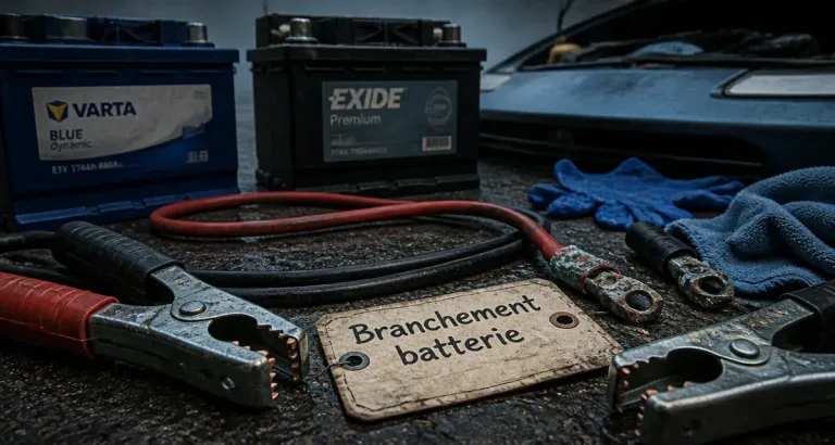 Branchement de câble de batterie de voiture : 4 étapes pour éviter l’étincelle fatale Branchement cable batterie voiture : pinces et câbles sans étincelle