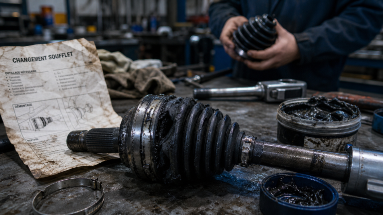 Changement soufflet de cardan prix : soufflet neuf en atelier