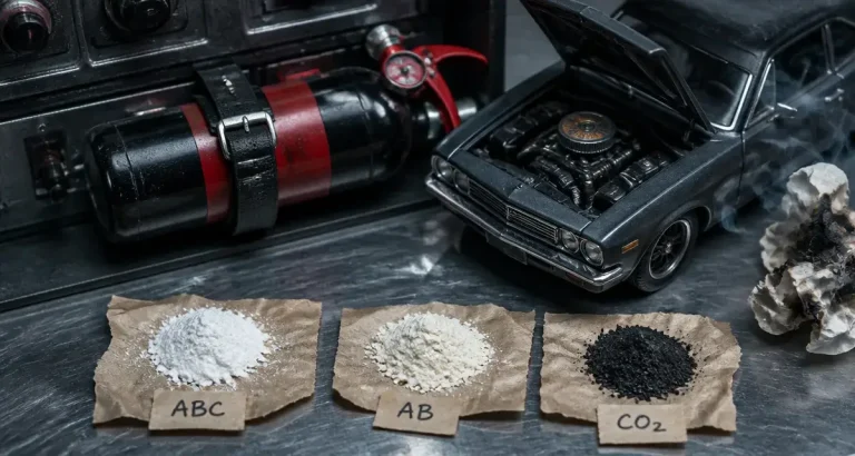 Quel extincteur pour voiture choisir ? Sécurité, réglementation et modèles adaptés Quel extincteur pour voiture : extincteur ABC pour sécurité auto