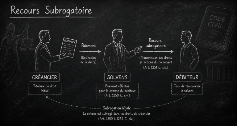schéma recours subrogatoire
