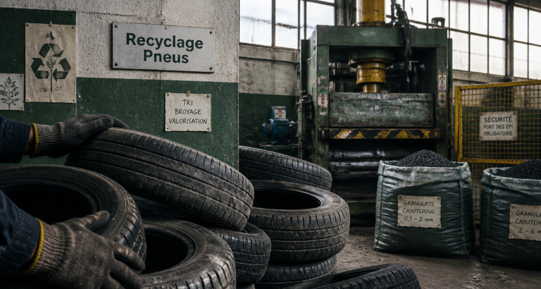 Recycler ses pneus usagés : où les déposer et comment sont-ils valorisés ? Recycler les pneus usagés en centre de recyclage
