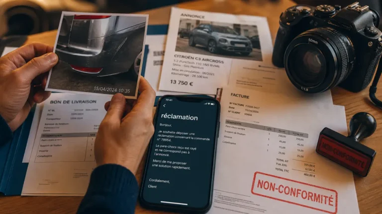 Aramis Auto et UFC-Que Choisir : le bon de livraison sans réserve qui complique la réclamation Aramis Auto UFC-Que Choisir : bon de livraison, réclamation et non-conformité