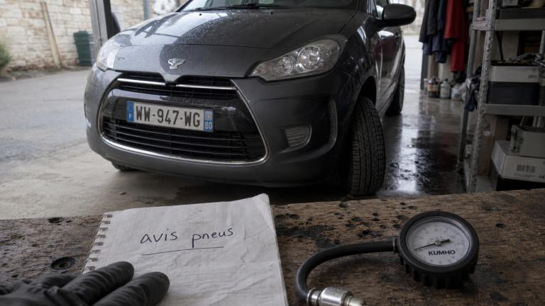 Kumho pneus : sécurité sur route mouillée, usure et prix face aux marques premium Kumho pneu avis : pneus sur route mouillée, jauge et sculpture visibles