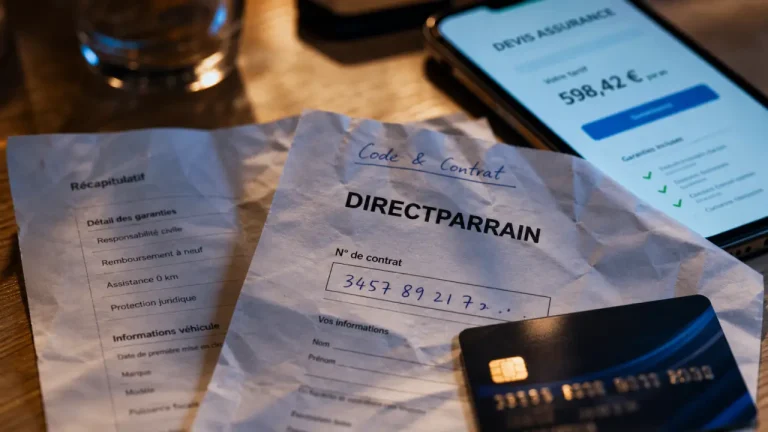 Parrainer direct assurance : code DIRECTPARRAIN et N° de contrat