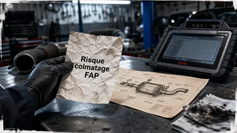 Risque de colmatage du filtre à particules : comment réagir et éviter la panne ? Risque de colmatage filtre à particules : consultez la notice