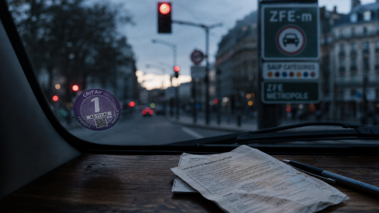 Voiture diesel interdite en 2024 : vignette Crit’Air 4, ZFE