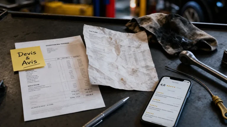 Avis sur feu vert : devis et diagnostics à vérifier avant de confier sa voiture