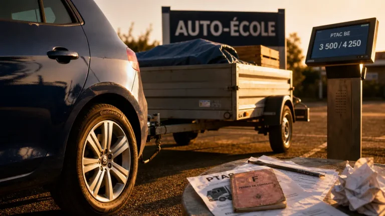 Permis E remorque : 750 kg, 3 500 kg et 4 250 kg, les seuils qui décident du BE Permis e remorque : seuils BE 3 500 et 4 250 kg
