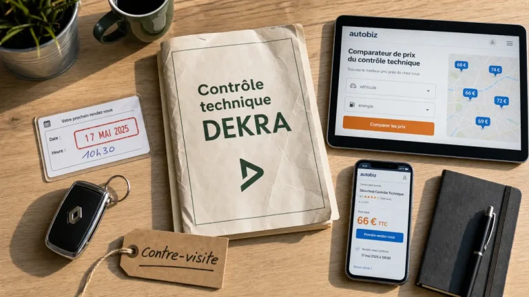 Tarif DEKRA du contrôle technique : pourquoi il varie, combien coûte la contre-visite et comment payer moins cher Tarif DEKRA contrôle technique : prix, contre-visite, rendez-vous