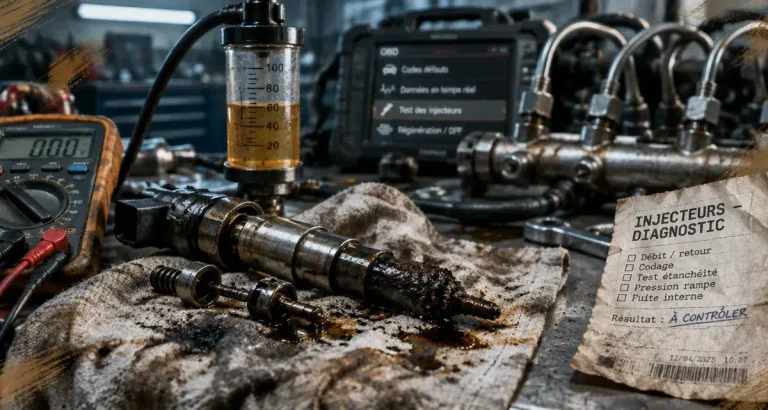 Injecteur diesel encrassé : simple nettoyage ou panne à traiter rapidement ? Symptôme injecteur encrassé diesel : injecteur diesel encrassé à nettoyer