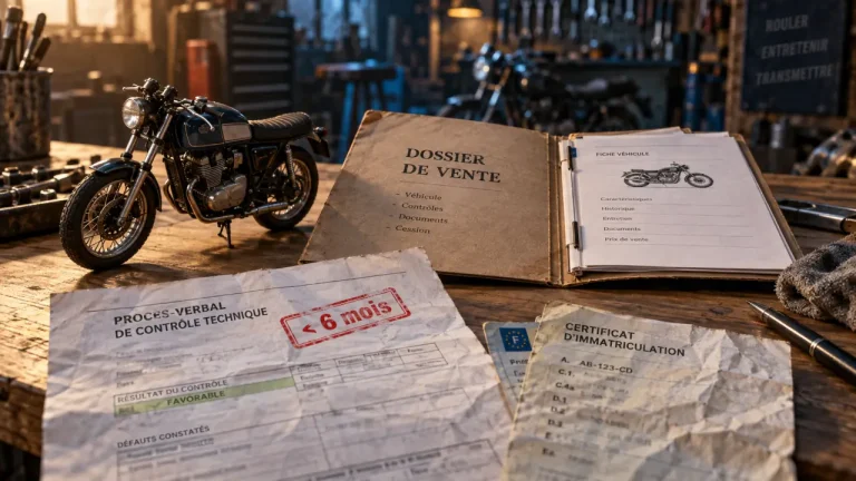 Vendre une moto : le contrôle technique de moins de 6 mois qui conditionne l’immatriculation vente moto controle technique moins de 6 mois